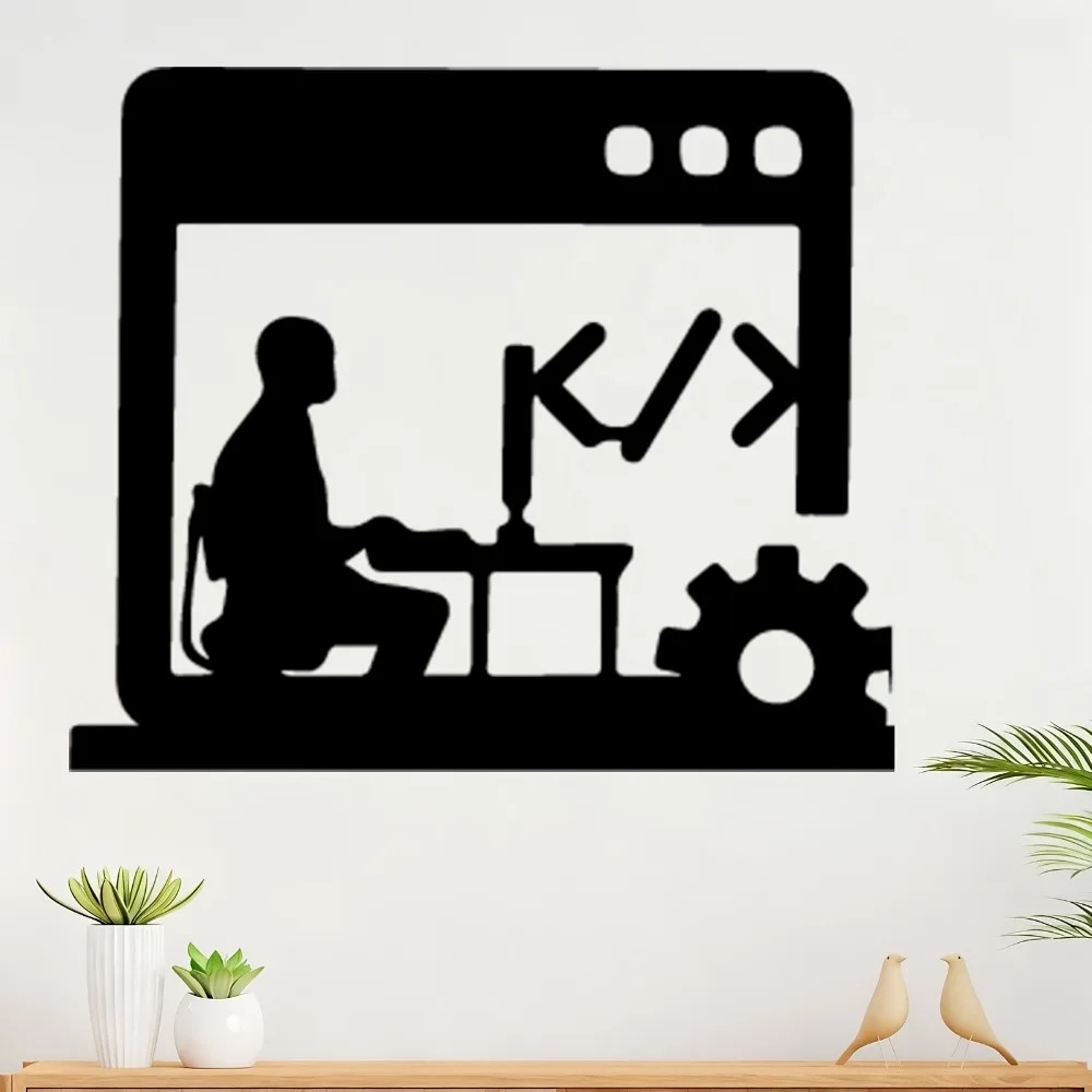 Tech Office Wall - Metal Wall Art Programmer Gifts, Software