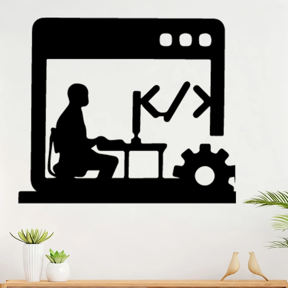 Tech Office Wall - Code Master Metal Wall Art, Programmer