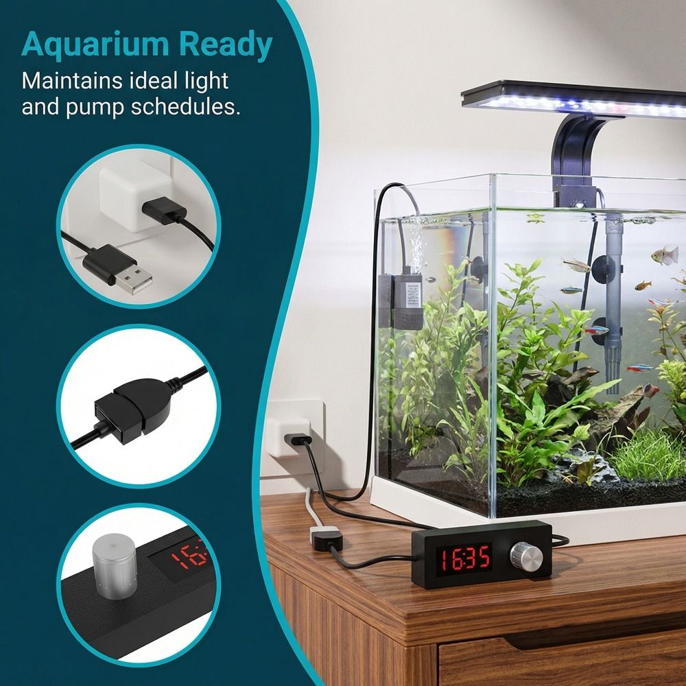 Digital Display Fish Tank USB  – Digital Timer Countdown Bewertung und Preis