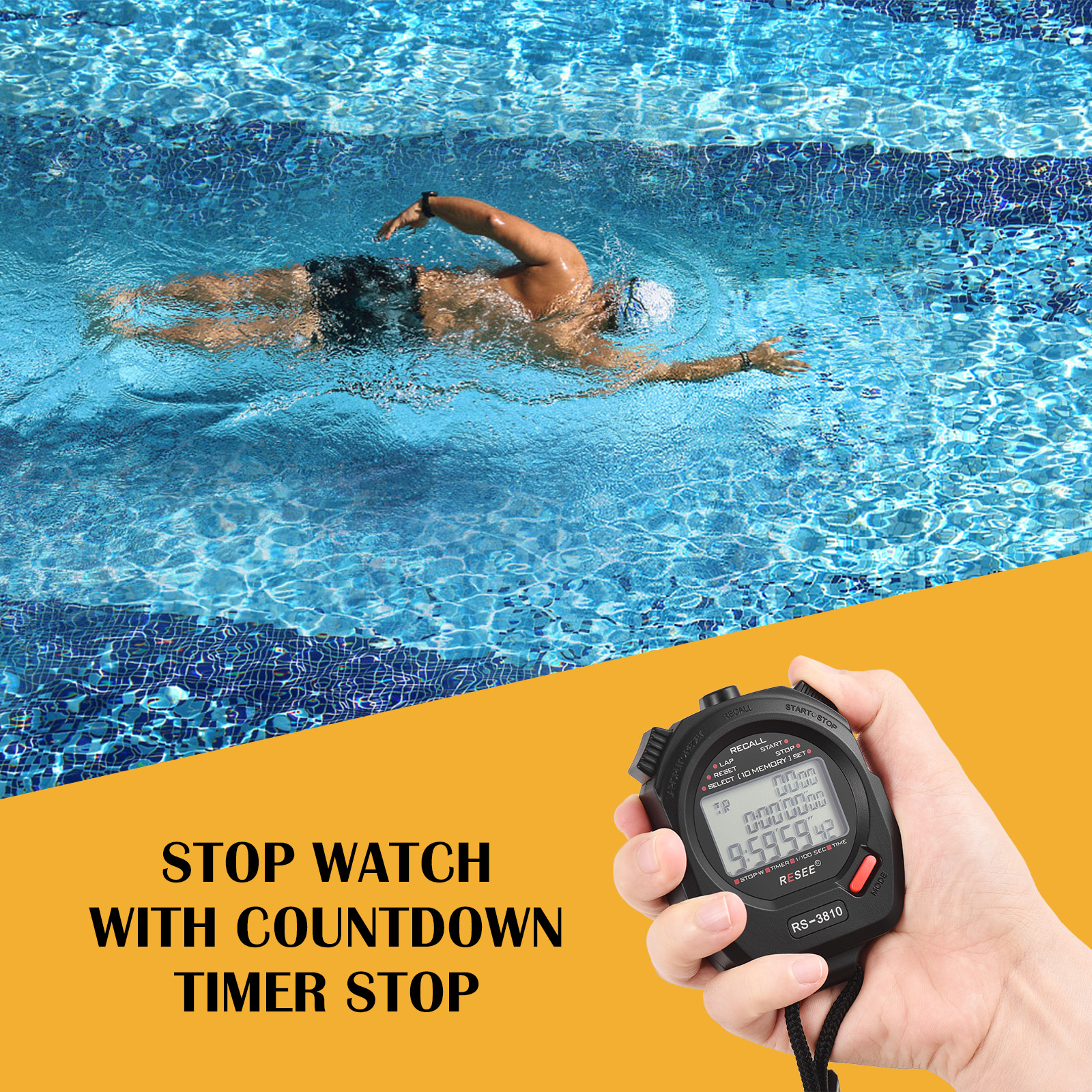 Sports Stopwatch Timer 100 Mem – Digital Timer Countdown Bewertung und Preis