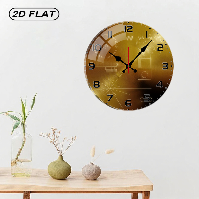 Tech Style Round Silent Acryli – Tech Office Wall Bewertung und Preis