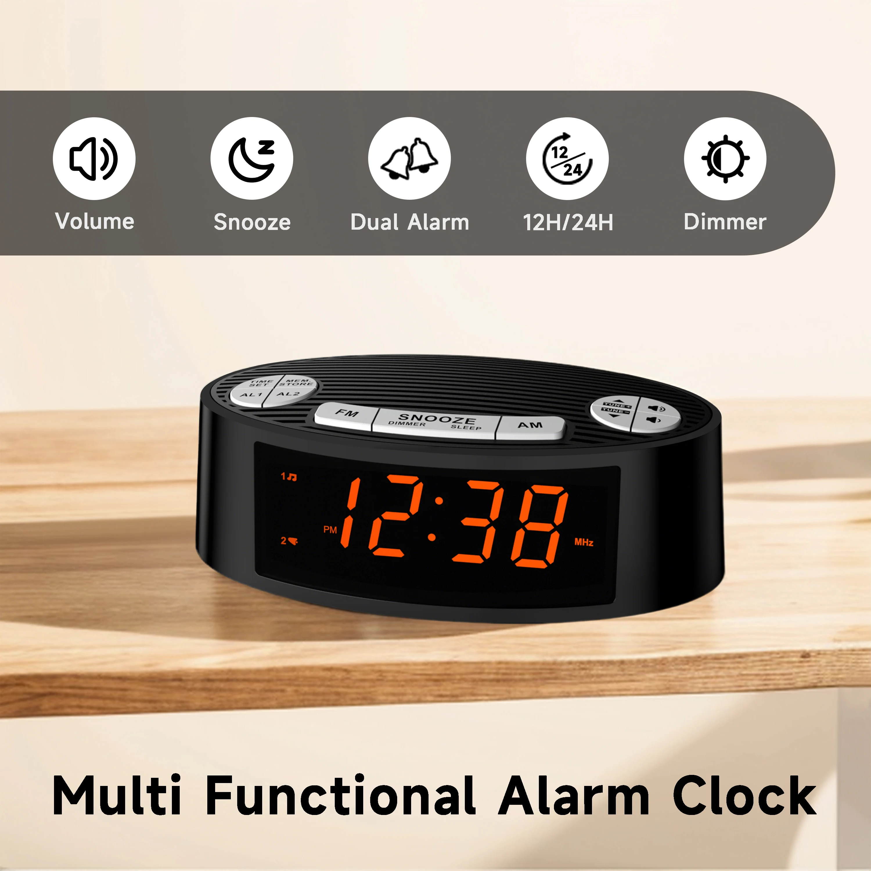 iTOMA CKS3301U FM Alarm Clock  – Digital Timer Countdown Bewertung und Preis