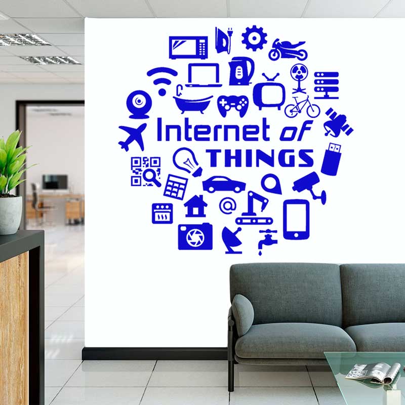 Tech vinyl wall decals Interne – Tech Office Wall Bewertung und Preis