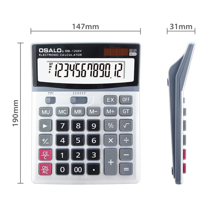 Solar Calculator ABS Plastic O – Office Technologies Bewertung und Preis
