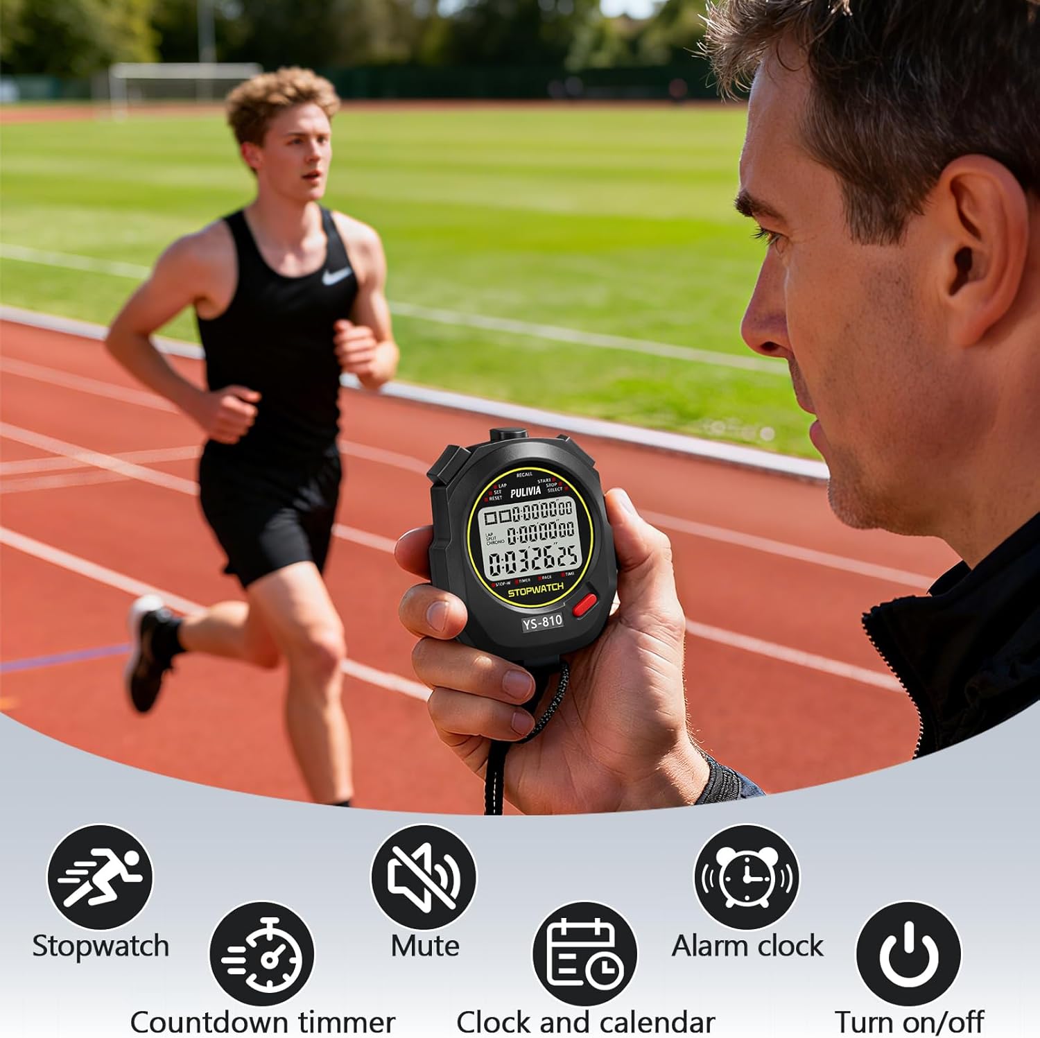 10-Lap Stopwatch for Sports, C – Digital Timer Countdown Bewertung und Preis