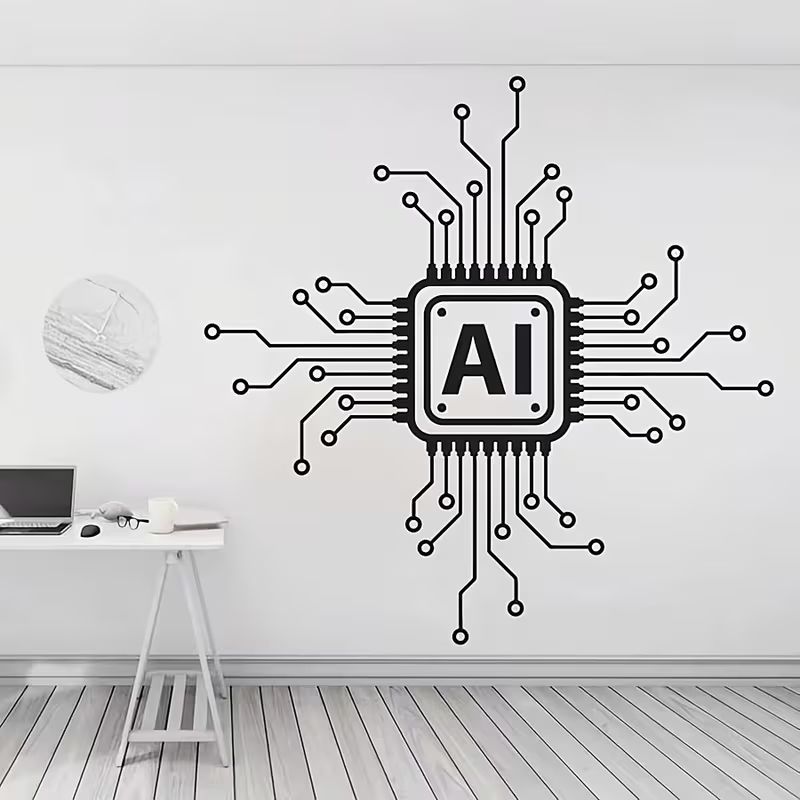 AI Technology Circuit Board Vi – Tech Office Wall Bewertung und Preis