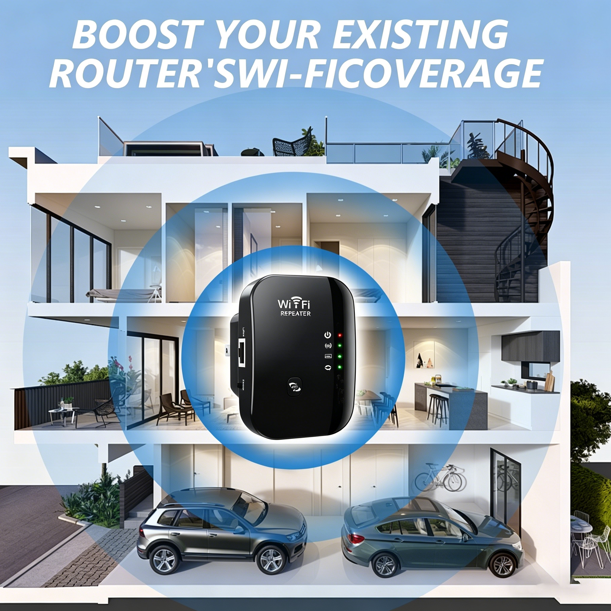 Wireless 300M 2.4GHz WiFi Rang – Office Technologies Bewertung und Preis