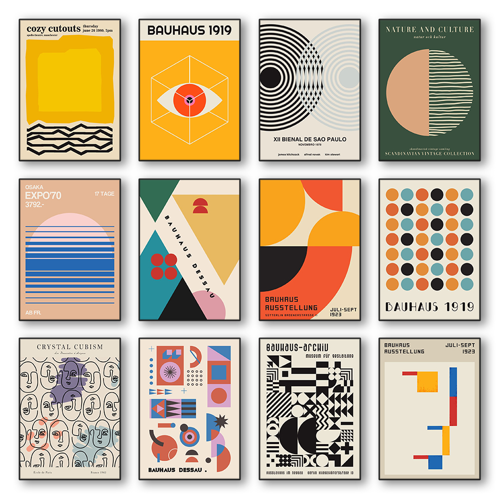 Modern Abstract Bauhaus Archit – Office Technologies Bewertung und Preis