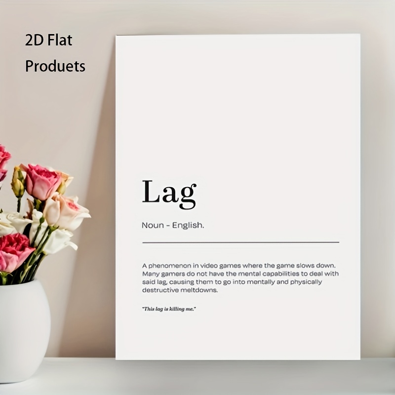 2D Flat, 1pc Minimalist Lag De – Tech Office Wall Bewertung und Preis